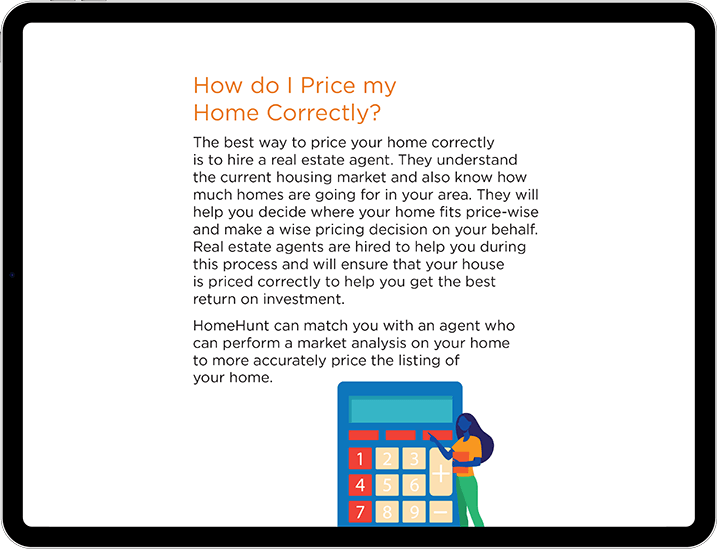 Mockup image for HomeHunt's '7 Things Every Home Seller Should Know' real estate eBook. Mockup image for HomeHunt's '7 Things Every Home Seller Should Know' real estate eBook.